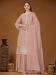 Picture of Georgette Rosy Brown Straight Cut Salwar Kameez