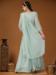 Picture of Georgette Powder Blue Straight Cut Salwar Kameez