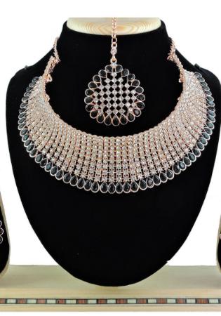 Picture of Exquisite Dark Grey Necklace Set