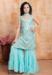 Picture of Wonderful Georgette Off White Kids Salwar Kameez