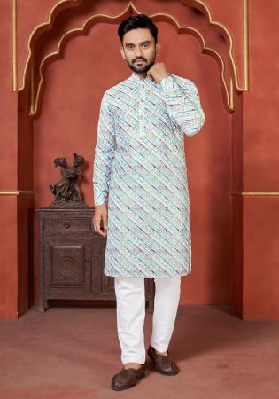 Picture of Charming Cotton Pale Violet Red Kurtas