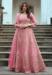 Picture of Comely Net Pale Violet Red Anarkali Salwar Kameez