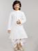 Picture of Enticing Georgette White Kids Kurta Pyjama