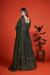 Picture of Gorgeous Georgette Dark Olive Green Party Wear Gown