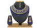 Picture of Pretty Midnight Blue Necklace Set