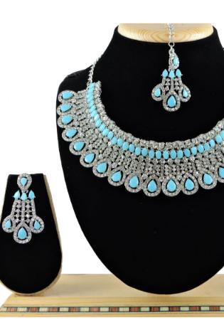 Picture of Splendid Grey Necklace Set