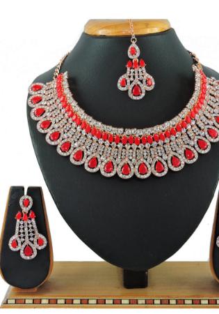 Picture of Comely Crimson Necklace Set