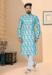 Picture of Shapely Cotton Medium Turquoise Kurtas