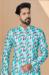 Picture of Shapely Cotton Medium Turquoise Kurtas