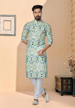 Picture of Stunning Cotton Off White Kurtas