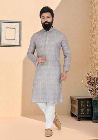 Picture of Sublime Silk Silver Kurtas