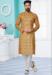 Picture of Exquisite Silk Dark Khaki Kurtas