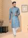 Picture of Sublime Silk Cadet Blue Kurtas