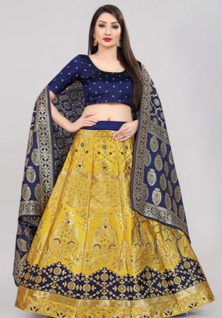 Picture of Marvelous Silk Peru Lehenga Choli