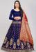 Picture of Delightful Silk Midnight Blue Lehenga Choli