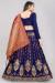 Picture of Delightful Silk Midnight Blue Lehenga Choli