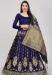 Picture of Exquisite Silk Midnight Blue Lehenga Choli