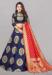 Picture of Beautiful Silk Navy Blue Lehenga Choli