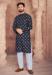 Picture of Graceful Cotton Navy Blue Kurtas