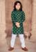 Picture of Enticing Cotton Sea Green Kids Kurta Pyjama