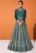 Picture of Superb Georgette Dark Green Anarkali Salwar Kameez