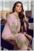 Picture of Georgette Rosy Brown Straight Cut Salwar Kameez