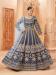 Picture of Taking Silk Indigo Anarkali Salwar Kameez