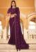 Picture of Enticing Chiffon Purple Saree