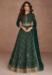 Picture of Enticing Georgette Sea Green Anarkali Salwar Kameez