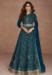 Picture of Marvelous Georgette Navy Blue Anarkali Salwar Kameez