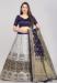 Picture of Marvelous Silk White Lehenga Choli