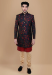 Picture of Marvelous Silk Navy Blue Indo Western