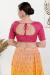 Picture of Resplendent Silk Deep Pink Designer Blouse