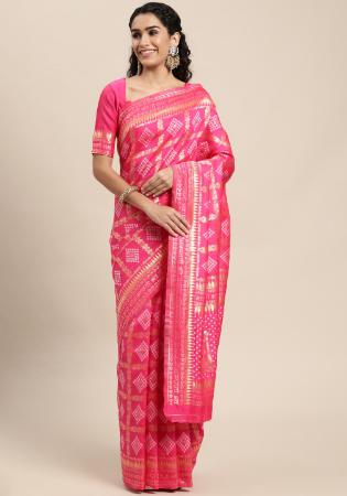 Picture of Statuesque Silk Light Coral Saree