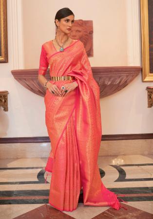 Picture of Shapely Silk Light Coral Saree