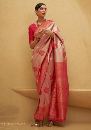 Picture of Marvelous Silk Indian Red Saree