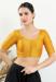 Picture of Magnificent Silk Golden Rod Designer Blouse