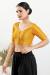 Picture of Magnificent Silk Golden Rod Designer Blouse