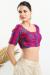 Picture of Beauteous Chiffon Medium Violet Red Designer Blouse