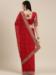 Picture of Resplendent Georgette & Silk Fire Brick Saree