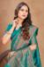 Picture of Ravishing Silk Dark Turquoise Saree