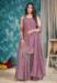 Picture of Georgette Rosy Brown Straight Cut Salwar Kameez