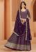 Picture of Georgette Dark Olive Green Anarkali Salwar Kameez