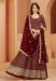 Picture of Classy Georgette Maroon Anarkali Salwar Kameez