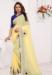 Picture of Pretty Georgette Pale Golden Rod Saree