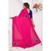 Picture of Charming Georgette Medium Violet Red Saree