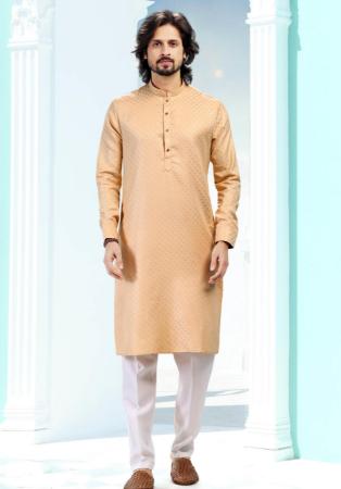 Picture of Beautiful Silk Wheat Kurtas