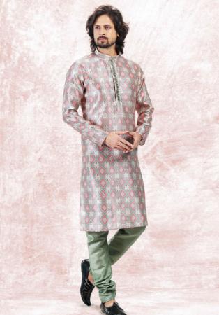 Picture of Classy Silk Dark Sea Green Kurtas