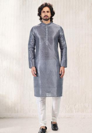 Picture of Admirable Silk Slate Grey Kurtas