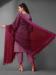 Picture of Appealing Cotton Violet Readymade Salwar Kameez